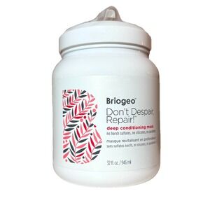 Briogeo Don't Despair Repair Mask Deep Condition Dry Damaged Hair Jumbo PRO 32oz